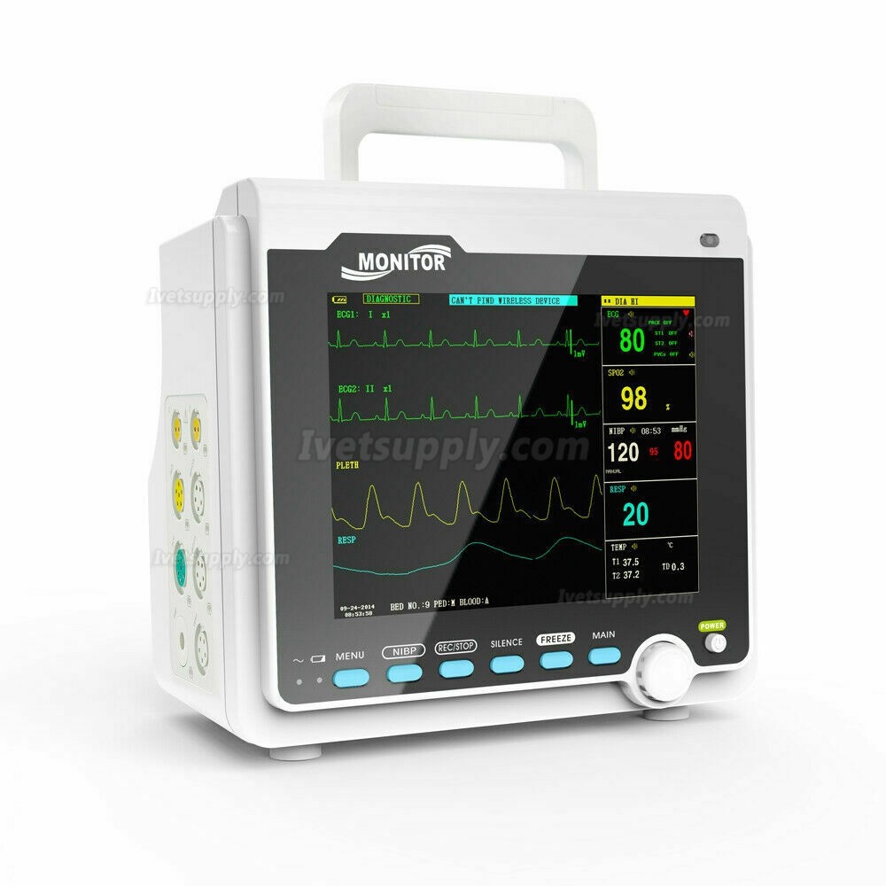 CONTEC CMS6000-VET Veterinary Patient Monitor ICU Vital Signs Monitor 6 Parameters